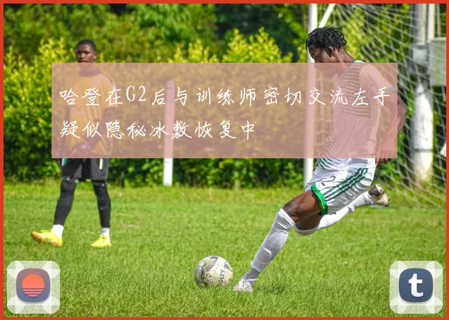 哈登在G2后与训练师密切交流左手疑似隐秘冰敷恢复中